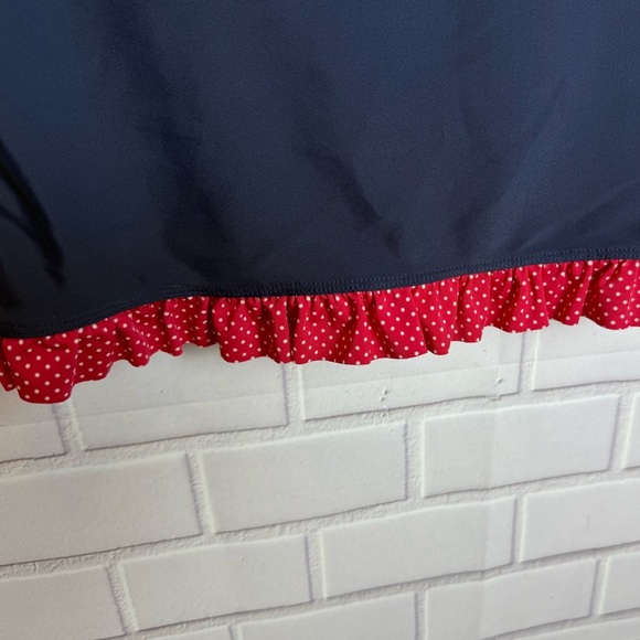 Gymboree Blue and Red Cherry Short Sleeve rashguard   Swimsuit top/size 8 - Picture 9 of 9